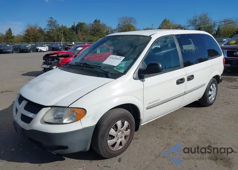 2001 Dodge Caravan Se из США, поврежденный, VIN 1B4GP25381B158694